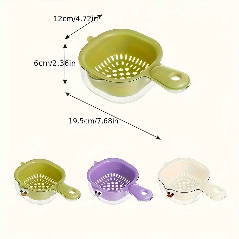 Dopamine Double-Layer Drain Basket – Wash & Strain in Style